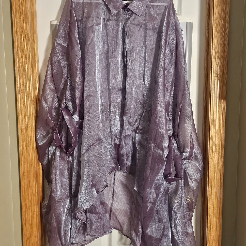 Ashley Stewart Sheer Lavender Men's Jacket